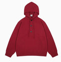 Knit Pullover Hoodie Round Neck Long Sleeved Solid Cardigan Sweater Long Sleeve Vintage Casual