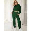 F230050 Spring 2025 Custom Logo 2 Piece Sweatpants and Hoodie Set Clothes Streetwear Matching Fall Two Piece Set Women Clothing