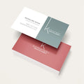 Custom Business Card Printing on Thick Sturdy White Art Paper Lamination Varnish Made from Cardboard and Kraft Paper