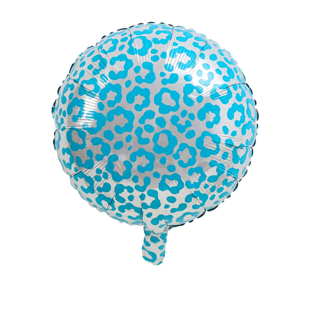 Wholesale 18 Inch 10g Round Animal Pattern Foil Balloons tiger Pattern Leopard Print Snakeskin Balloons Party Decorations