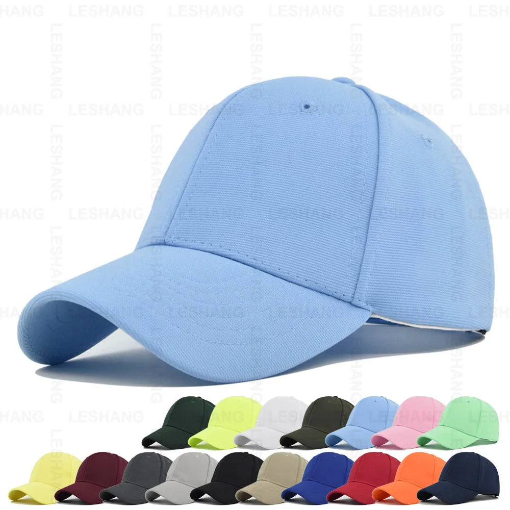 Wholesale Custom Embroidery Logo Baseball Caps Customized Plain Blank Cotton 6 Panel Sports Caps Curved Brim Casquette Hats
