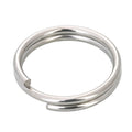 Double Loop Stainless Steel Keychain DIY Jewelry Findings & Components Elegant Metal Key Rings for Accessories & Decorations