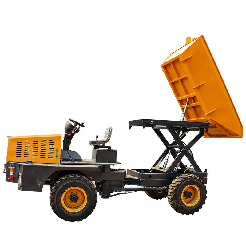 High Lifting 2.5 Ton FCY25H Mini Dump Truck Wheel Loader Agricultural Diesel Hydraulic Motor 1.2m3 Bucket Capacity