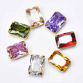 JFS019 Factory Wholesale Grade Zircon Rectangular Crystal Diamond Hand-sewn Diy Jewelry Accessories Decor Wedding Dress