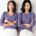 Women Sweater O-neck Autumn Winter Basic Pullover Warm Casual Woman Jumpers Korean Fashion Spring Knitted Bottoming Shirt 2022