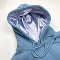 Custom Men's Satin Lined Hoodie Sweatshirt with Metallic Embroidered Logo Ropas De Hombre