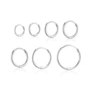 Wholesale Statement Classic Earrings for Women 925 Sterling Silver Cartilage 18k Gold Hoop Earrings