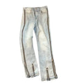 European and American  Streetstyle Side Zipper Fashion Pants Vintage Flare Designer Jeans Loose Jeans