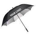 Custom Extra Large Double Canopy Vented Windproof Golf Umbrella UV Protection Auto Open Oversize Stick Umbrellas for Sun Rain