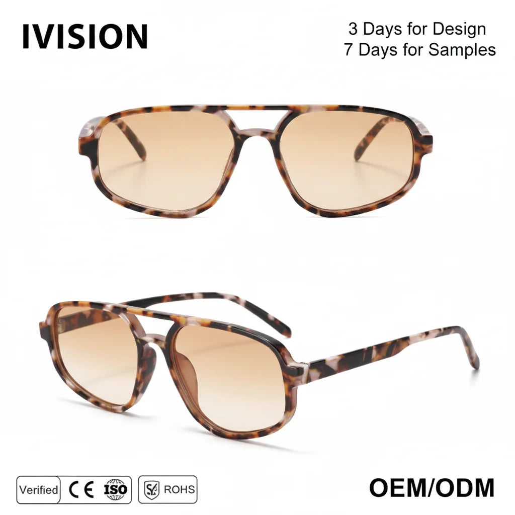 Wholesale New Trendy Oversized Retro Fashion Sunglasses Hot Sell Luxury Vintage Sunglasses Custom logo