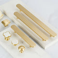 Brass Plain Extended Length Cabinet Drawer Door Handle 4-25 Inches 500mm Pull Bar