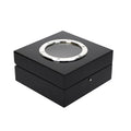High-end Watch Box Black Lacquer Packaging Gift  Wooden PU Leather Jewelry Storage