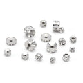 Crystal Stone Rondell Diy Accessories Stainless Steel Rhinestone Spacer Metal Beads for Jewelry Making