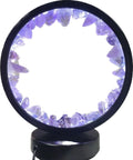 Wholesale Natural Amethyst Round Crystal Lamp Healing Stone Crystal Night Light Crystal Colors Lamp