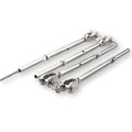 Wholesale European Type Turnbuckle Customized Hardware Closed Body Turnbuckle Stainless Steel 304 Opp Bag Sliver Polished Metric