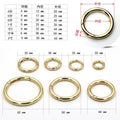 25mm Zinc Alloy Spring Clip Round Carabiner