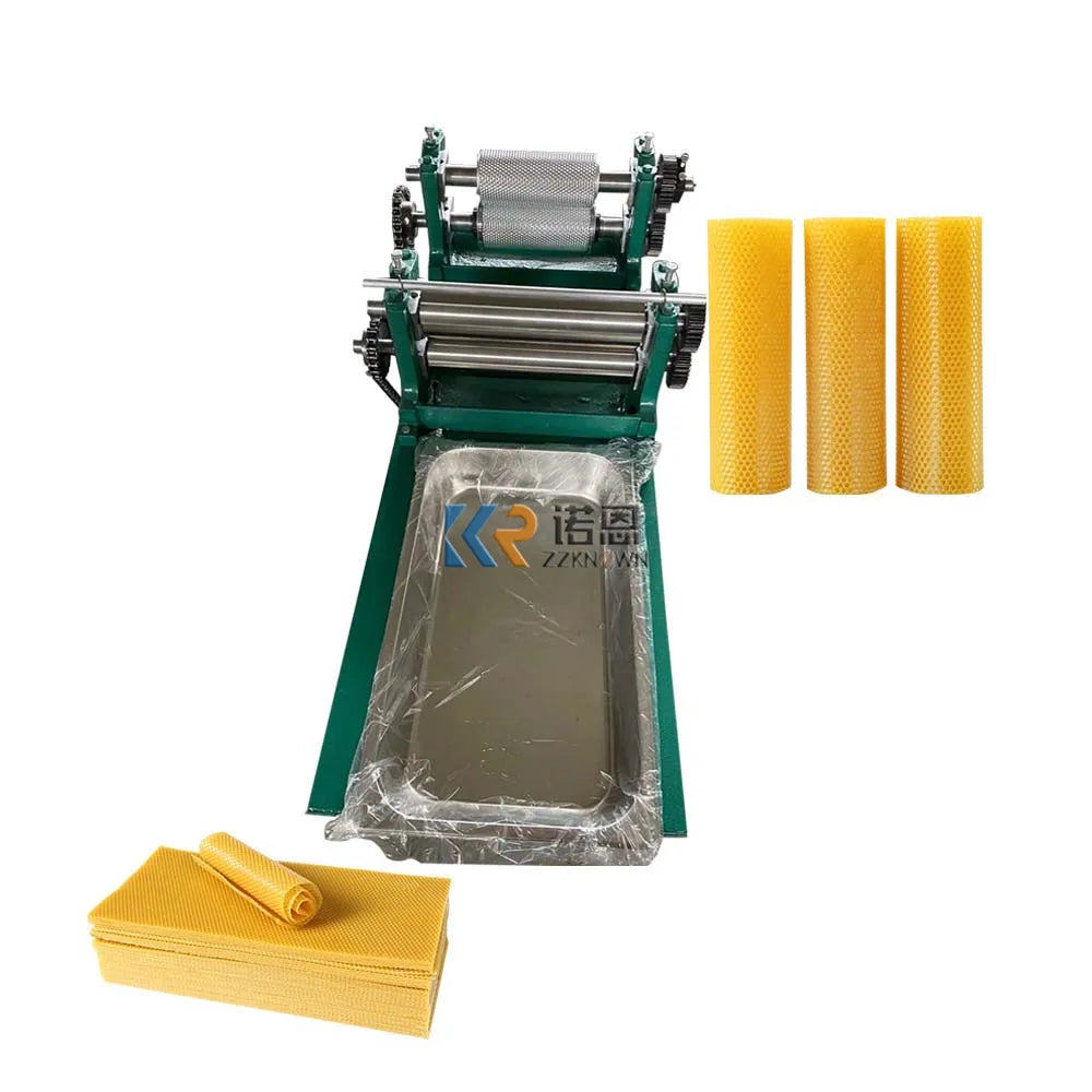 New Electric Beekeeping Beeswax Foundation Press Sheet Stamping Machine Aluminum Alloy