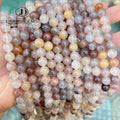 JD Natural Colorful Violet Spacer Beads 4/6/8/10/12mm round Loose Jade Stone Beads for Jewelry Making
