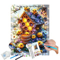 N-2197 Custom 30x40cm Diamond Art Painting Set Round/Square Drills Floral Theme Animal Subject Diamond Painting Photo