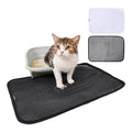 Modern Luxury Cat Mat Litter Pad with Double Layers & Fish Type Design Convenient Anti-Slip Pet Accessory