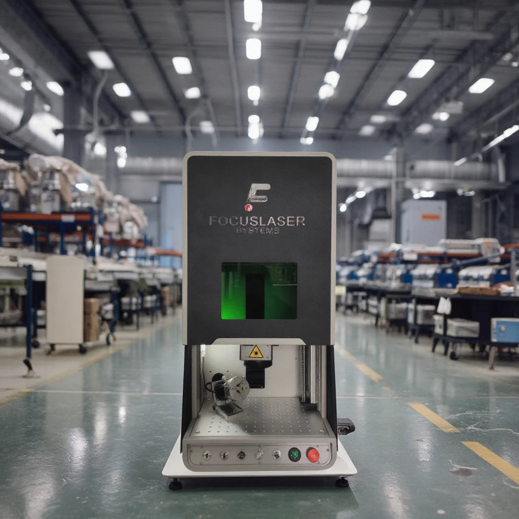 Focuslaser New Raycus JPT MOPA M7 Laser Marking Machine Fiber Laser Marking Machine 30W 50W 60W 100W 200W Supports DXF PLT AI