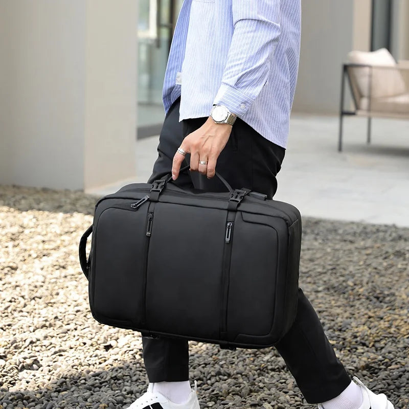 2024 New Design Hard Shell   Anti Theft Computer Backpack Business  Oxford Backpack With USB Charging Port