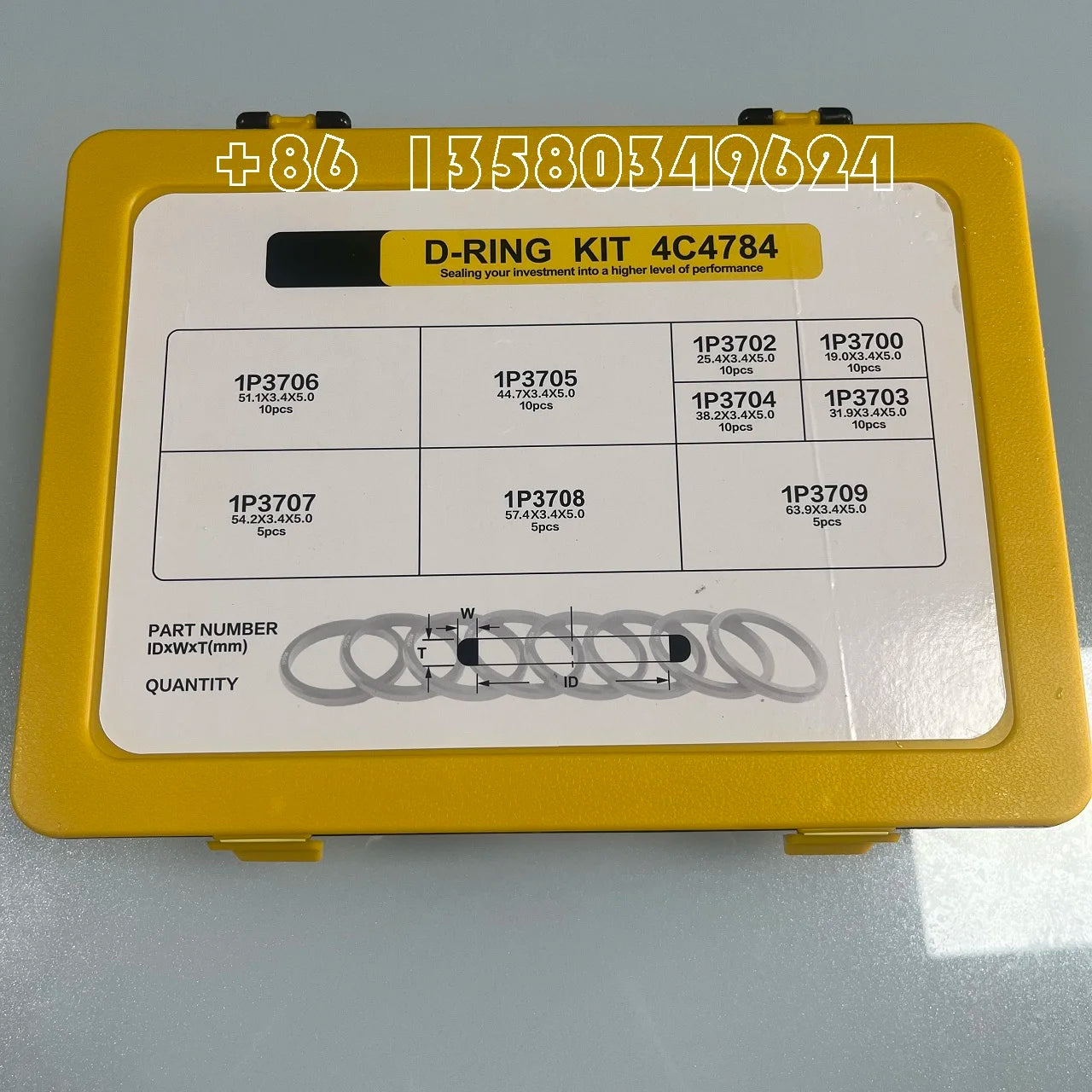 4C-4784 Seal Kit 1P3708 1P3707 1P3700 1P3702 1P3709 1P3706 1P3704 1P3705 1P3703 D-type Sealing Ring for Construction Machinery