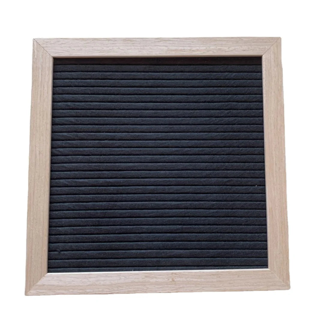 Wholesale Handmade Craft Changeable Felt Letter Board Wood Frames with Hangers