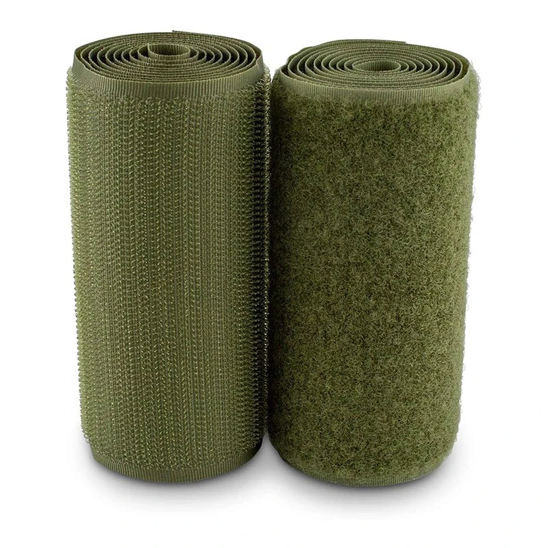 Customized Sew in Olive Drab Hook and Loop Multi-purpose Strong Adhesive Hook and Loop for Bags Clothes Shoes Backpacks Craft