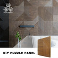 MUMU Comfortable Indoor Peel and Stick Eco Decorative Slated Wood Room Feature Wall Design Board Panel