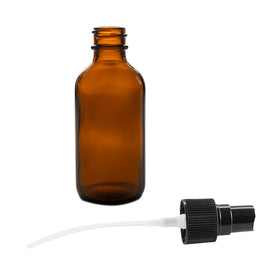 Empty Amber Boston Glass Spray Bottle With Refillable Atomizer 30ml 60ml 120ml 250ml 500ml