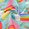 New Fashion Solid Breathable Plain Stretch Knit Ribbed Swim Fabric for Girls