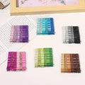 24Pcs/bag Wholesale Latest Hair Pins Accessories Girls Bling Glitter Women Candy Color Metal  Bobby Pins Hairpins for Bun Salon