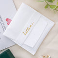 White Envelope Microfiber Suede Jewelry Pouch Custom Logo Jewelry Packaging Box Velvet Pouches