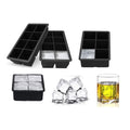 Wholesale Ice Cube Trays Large Square Ice Cube Maker Silicone Mold for Whiskey Drinks