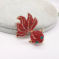 Elegant Red Goldfish New Year Brooch - Women's Lapel Pin for Securing Clothing Versatile Lapel Flower Trendy Accessory