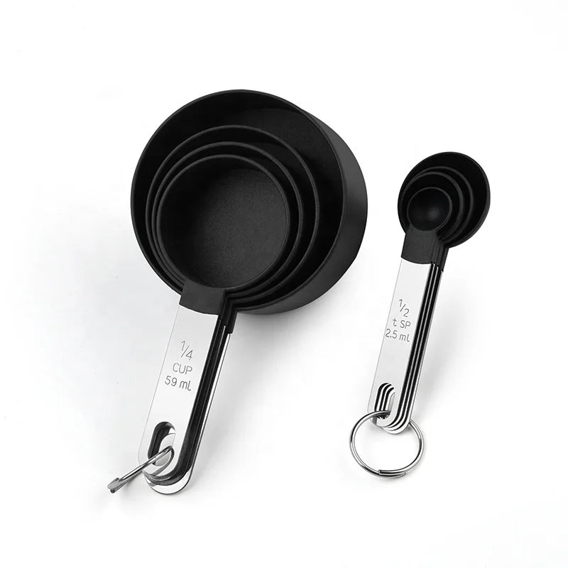 Measuring Cups and Spoons Set for Measuring Cups Set Hot Sale Stainless Steel Black Tool Plastic Measuring Cup 20ml for Medicine