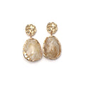 Brincos Em Acrilico Hot Selling Handmade Agate Gemstone Pendant Acrylic Retro Exaggerated Drop Earrings Women Wholesale