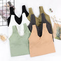 Wholesale Women Sports Bra Threaded Seamless Comfortable Breathable No Steel Ring Yoga Beauty Back Underwear