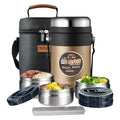 TAFUCO 2L Stainless Steel Vacuum Insulated Lunch Box Leak Proof Lunch Jar Food Flask