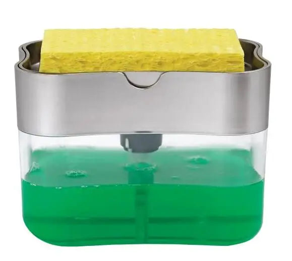 Japanese Style Kitchen Detergent Soap Box ABS Hand Soap Dispenser with Squeeze Feature Metal Foam Soap Dispenser