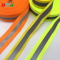 Stock Colored Strap Multi Widths Polyester Reflective Webbing for Outdoor Safety Clothing Shoes Accessories