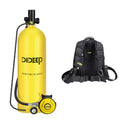 Factory High Quality ODM OEM  Diving Equipment Lung Tank Scuba 4L Diving Air Tank Snorkels With Diving Straps