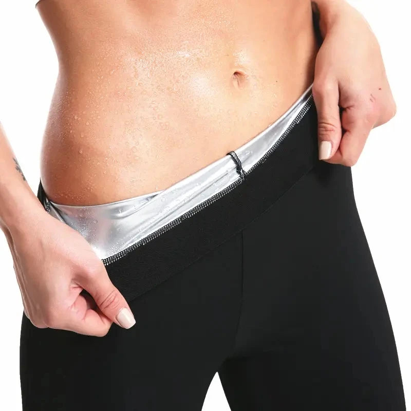 Neoprene Sauna Sweat Pants Women Fitness Lose Weight Tummy Control Waist Trainer Corset Leggings