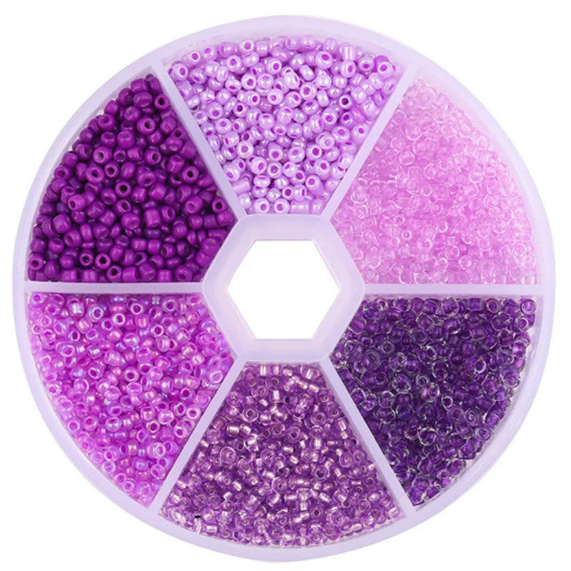2mm 3mm Box Packed Miyuki Glass Beads for Jewelry Making Gift Rainbow ColorJewelry Bead Kit