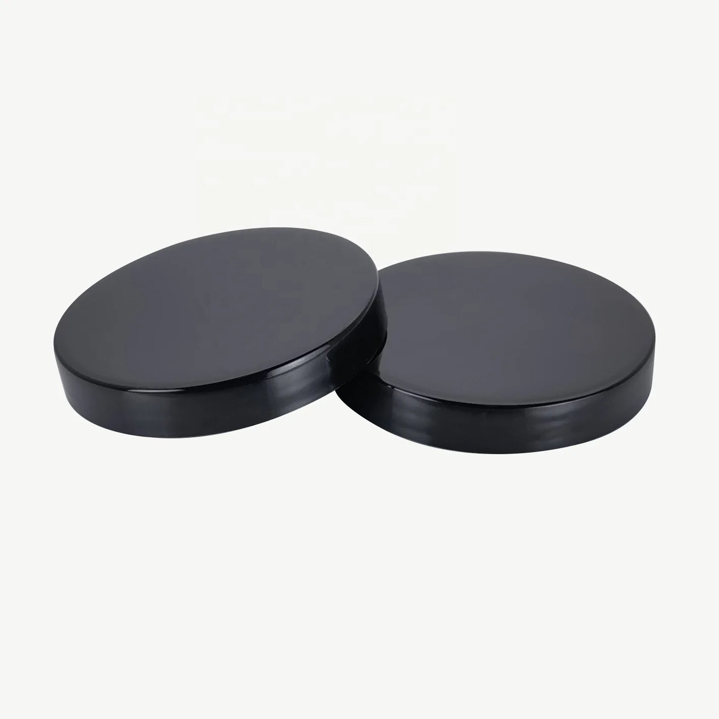 70 mm Black Plastic Jar Lids 70/400 Wide Mouth Screw Cap Major Diameter Lid Smotth Cream Cover