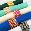 Customizable Manual Rattan Napkin Ring Fenugreek Woven Buckle Hot Selling Western Style Straw for Parties Stocked