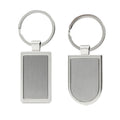 Business Gift Customization Promotional Engraved Custom Double Sided Car Letter Blank Stainless Steel Keychain
