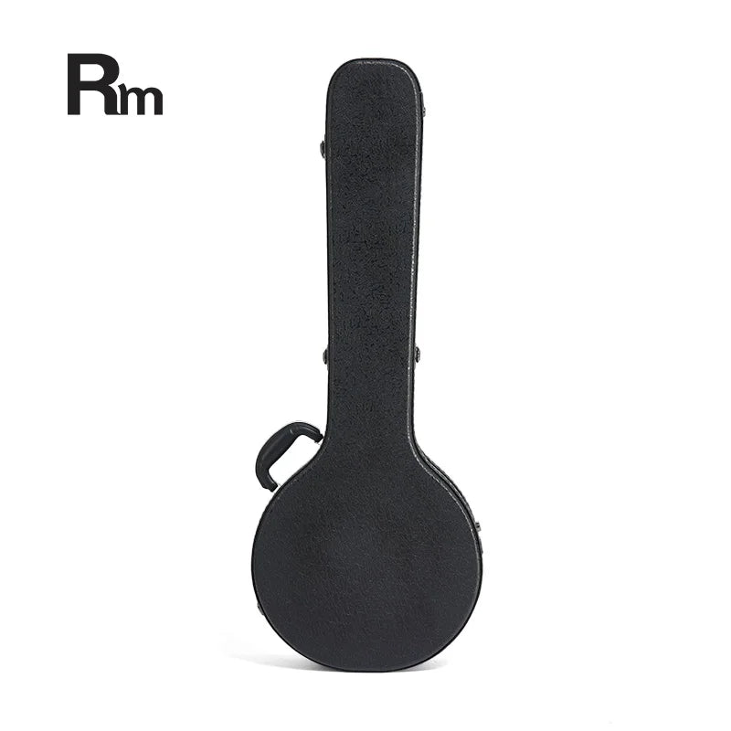 WC03 Rm Wholesale Banjo Wooden Hardcase Lightweight Black Leather Compression Waterproof and Moisture Proof