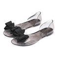 INS HOT 2026 SUMMER Women's Transparent Slip-On Jelly Shoes Flat Beach Sandals